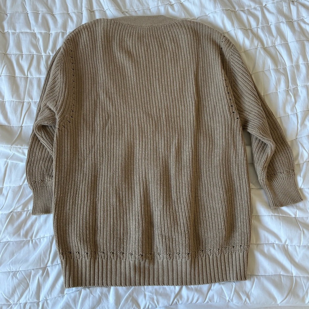 WVN Oversized Ribbed Cardigan - Picture 2 of 6